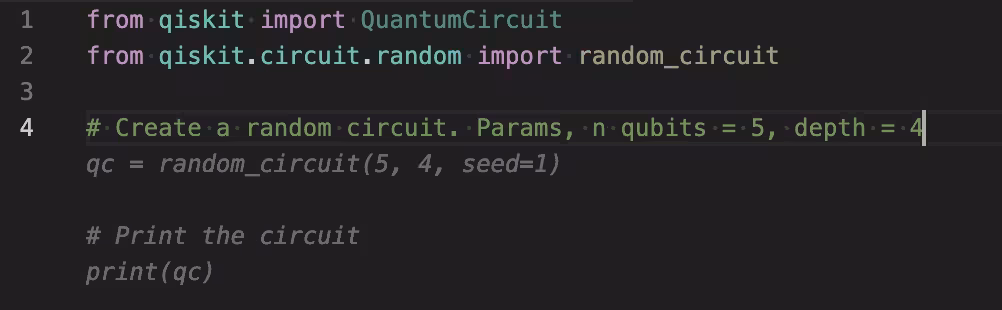 Ein Code-Vorschlag wird angezeigt und ist ausgegraut.